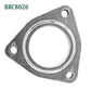 BRC8026 Right Passenger Side Y Pipe Triangle Exhaust Flange w/ Gasket 2 1/2" 2.5"