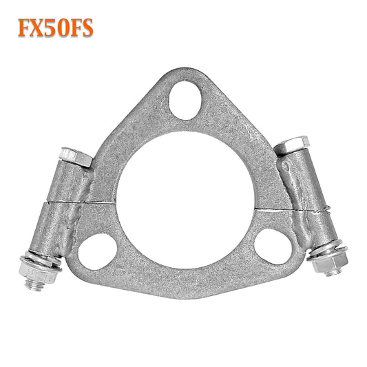 FX50FS 2 1/8" 2.125" ID Exhaust Flange Triangle Split Repair For Bel Air C10 G10